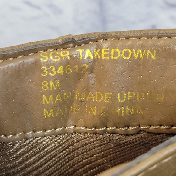 Sugar Embellished Tan Booties Size 8 - Picture 5 of 16